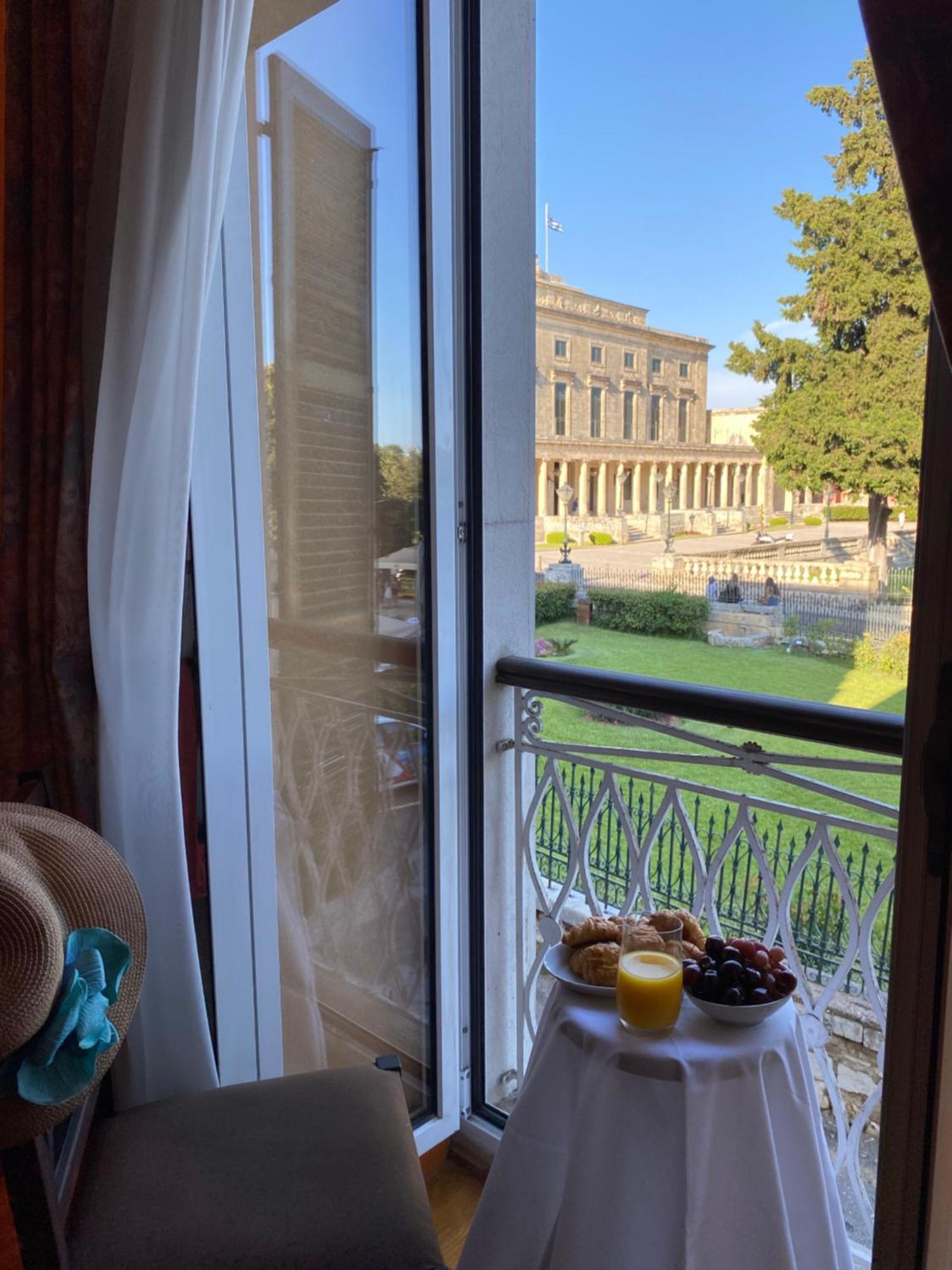 Palazzo Luxury Suite - View To Liston Square & Old Fortress Of Corfu Old Town Bagian luar foto