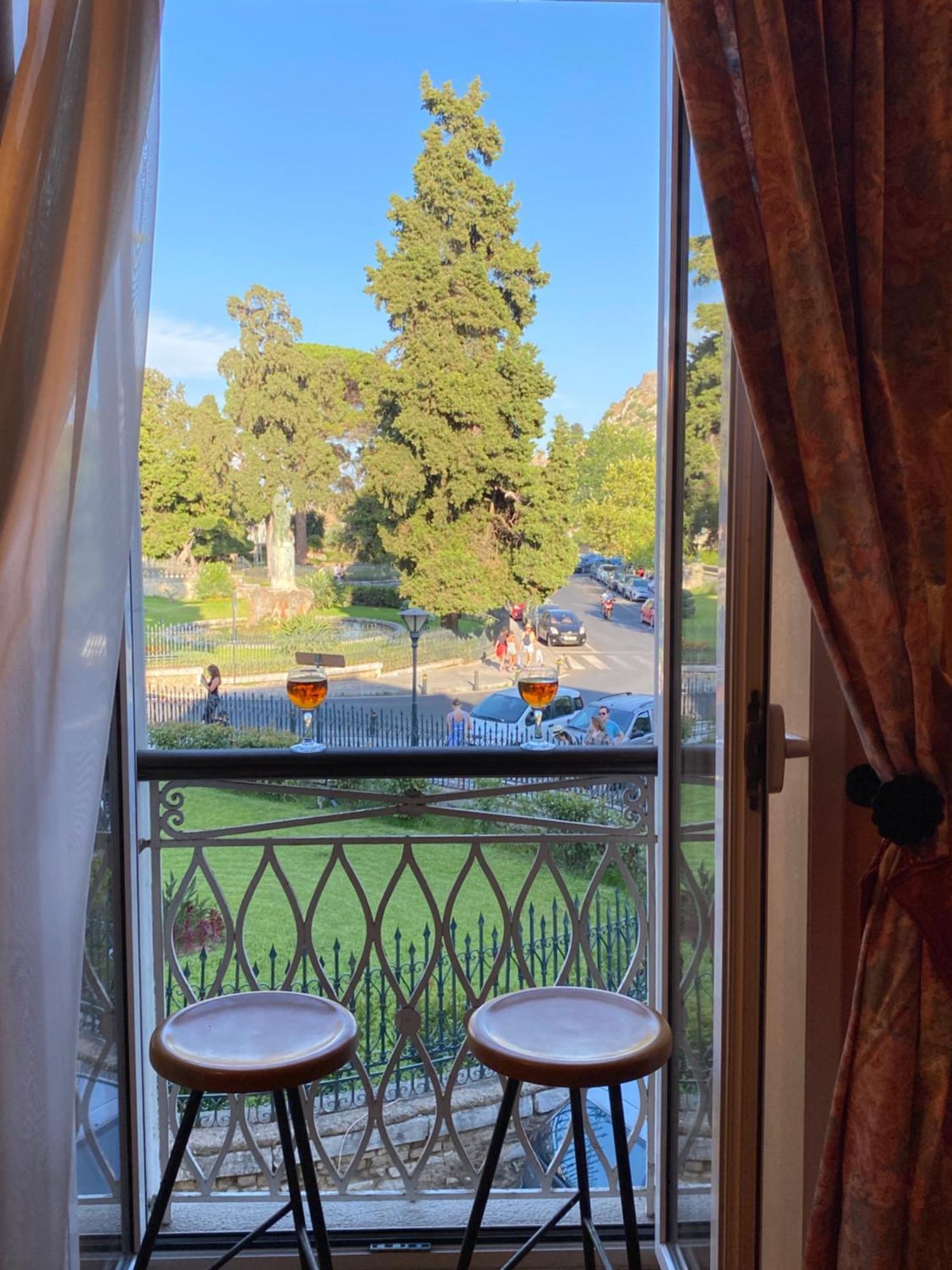 Palazzo Luxury Suite - View To Liston Square & Old Fortress Of Corfu Old Town Bagian luar foto