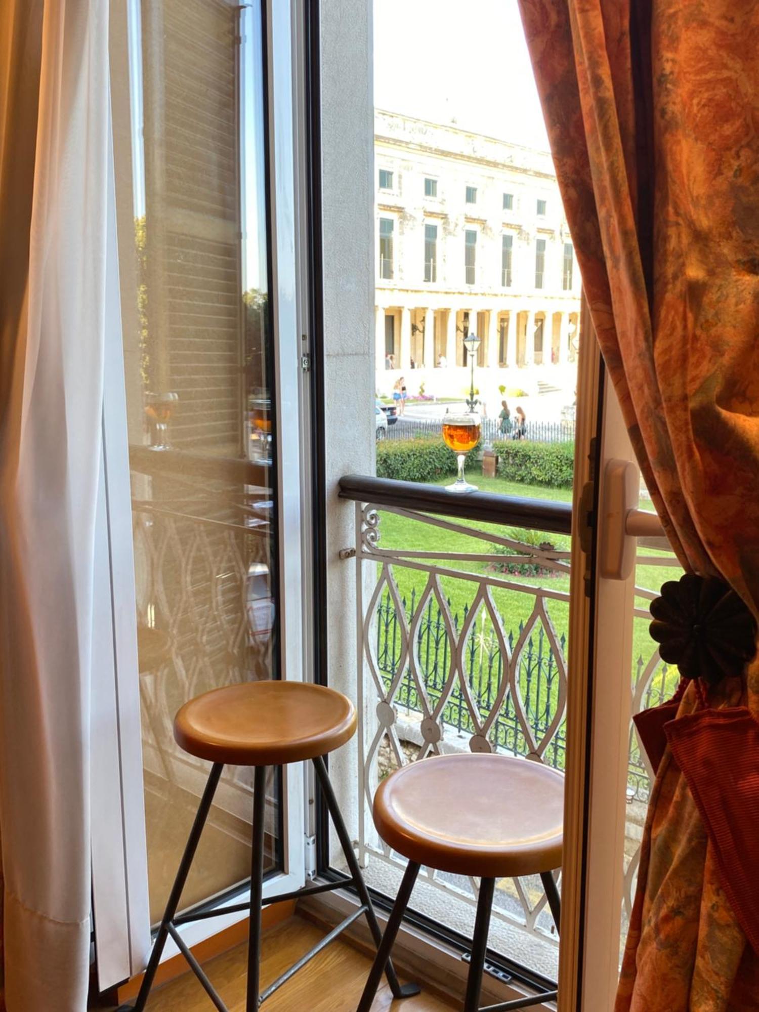 Palazzo Luxury Suite - View To Liston Square & Old Fortress Of Corfu Old Town Bagian luar foto
