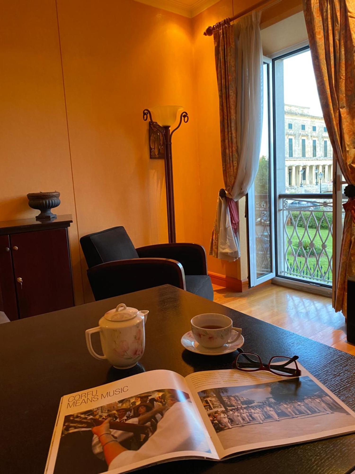 Palazzo Luxury Suite - View To Liston Square & Old Fortress Of Corfu Old Town Bagian luar foto