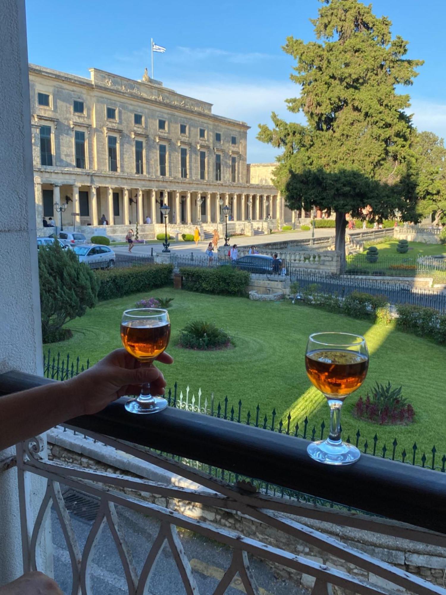 Palazzo Luxury Suite - View To Liston Square & Old Fortress Of Corfu Old Town Bagian luar foto